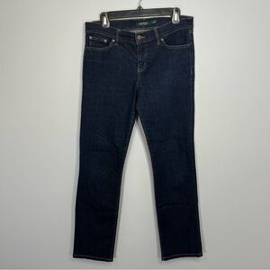 Ralph Lauren Jeans Womens 4 Blue Dark Wash Modern Straight Denim Cotton Blend